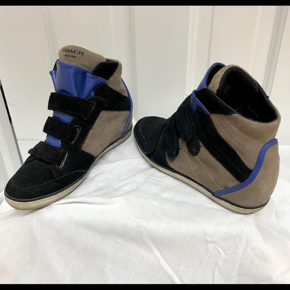 Beautiful Coach wedge sneaker